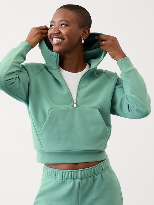 Image number 1 showing, Easy Fleece 1/2 Zip Hoodie