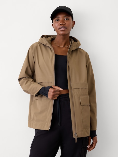Utility Rain Jacket - Brown