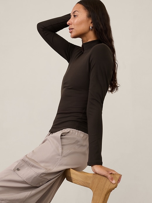 Image number 2 showing, Signature Rib Turtleneck