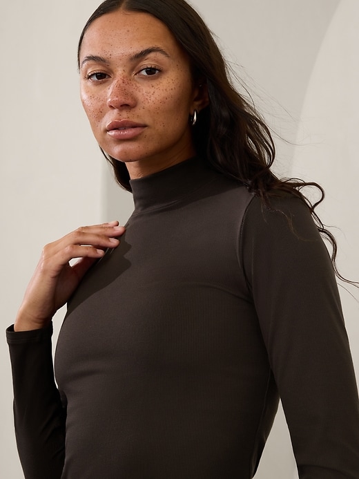 Image number 1 showing, Signature Rib Turtleneck