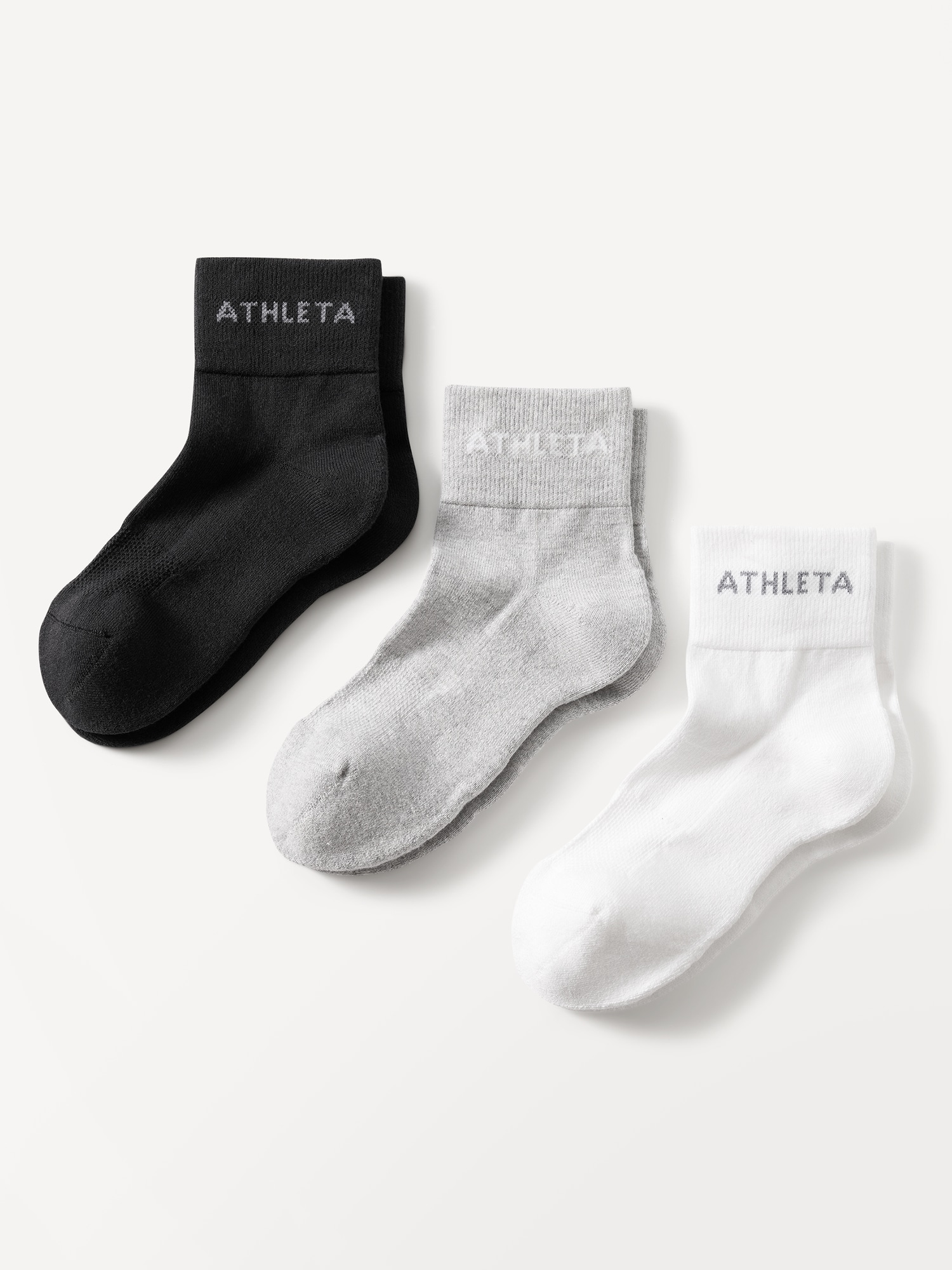 Chaussettes 1/4 de tous les jours Athleta (paquet de 3)