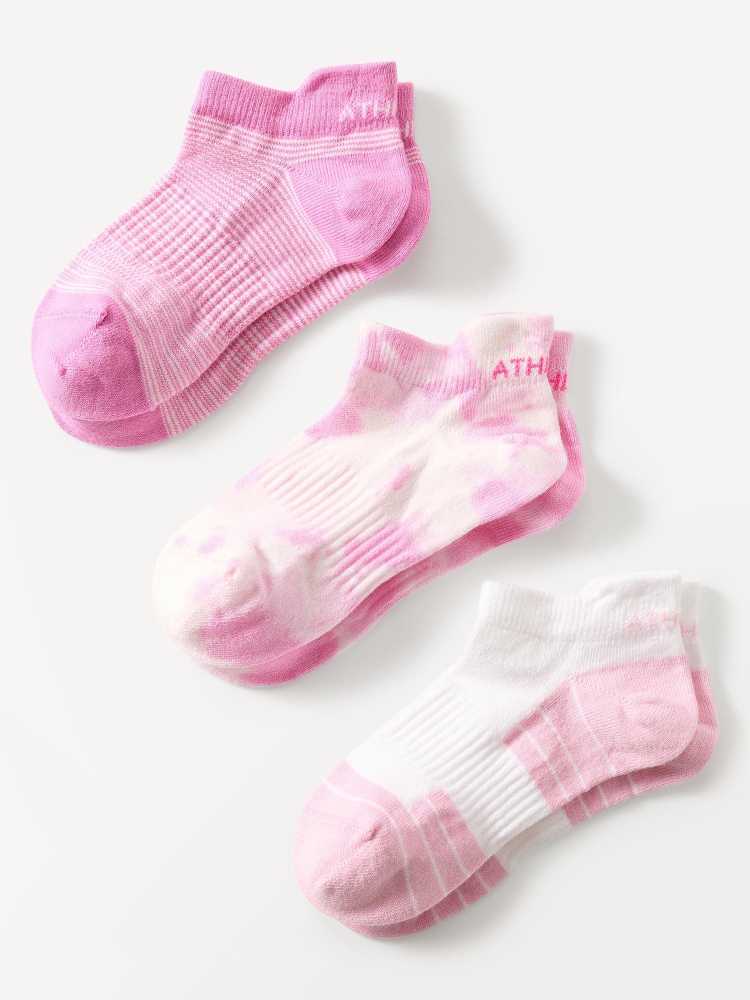 Athleta Girl Everyday Ankle Sock 3-Pack