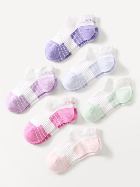 Athleta Girl Everyday Ankle Sock 6-Pack - Multi