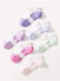 Image number 1 showing, Athleta Girl Everyday Ankle Sock 6-Pack