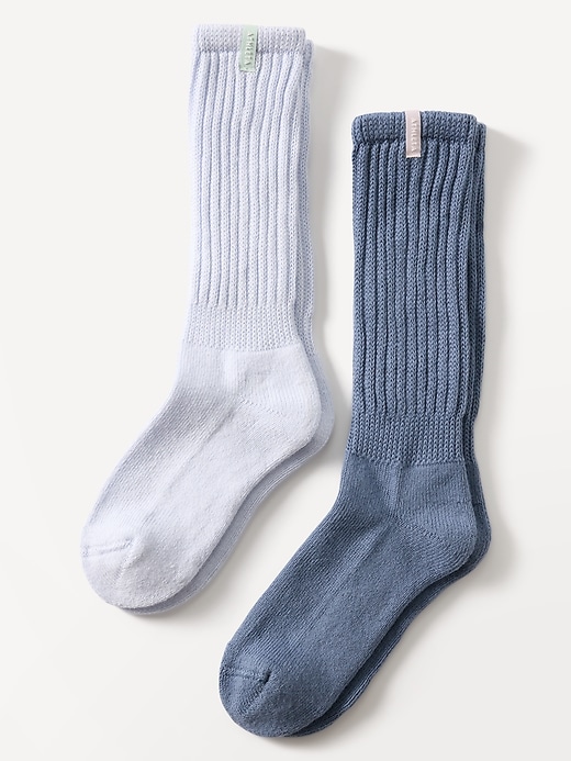 Voir une image plus grande du produit 1 de 2. Chaussettes froncées Athleta Girl (paquet de 2 paires)