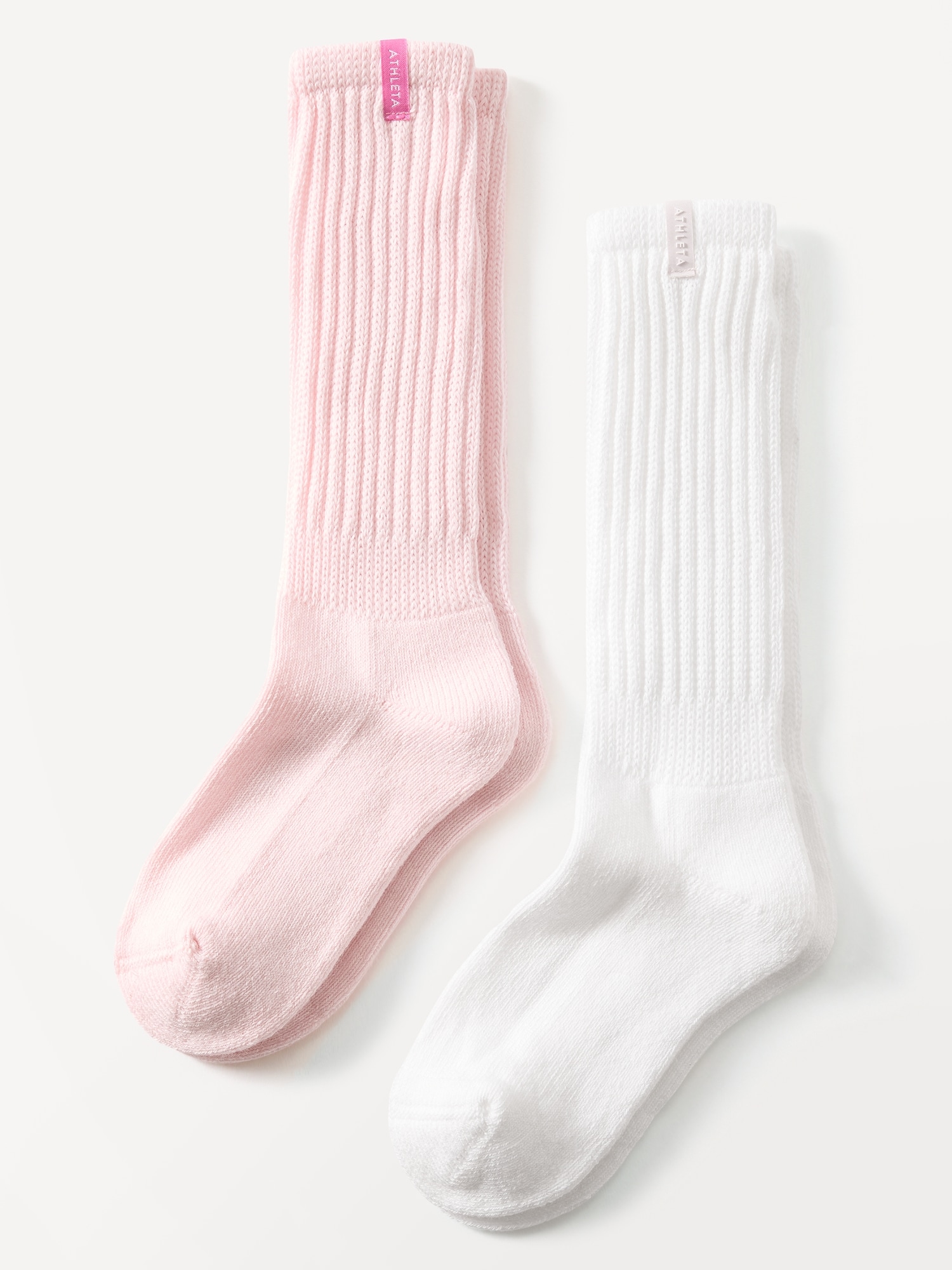 Chaussettes froncées Athleta Girl (paquet de 2 paires)