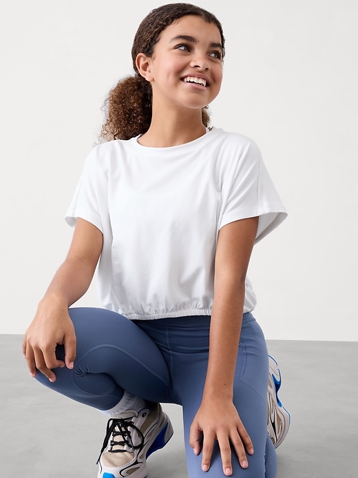 Image number 1 showing, Athleta Girl Right Moves Dolman Tee