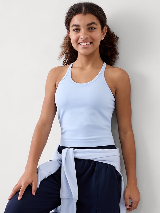 L'image numéro 1 présente Camisole côtelée Rise Above Athleta Girl