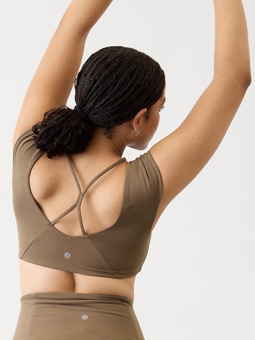 Image number 2 showing, Cinch Built-In Bra Crop Tee