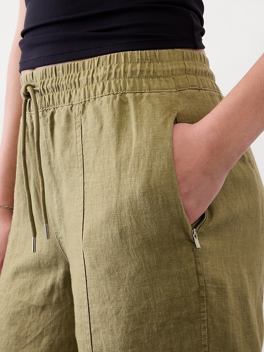 Image number 3 showing, Retreat Linen Ankle Pant