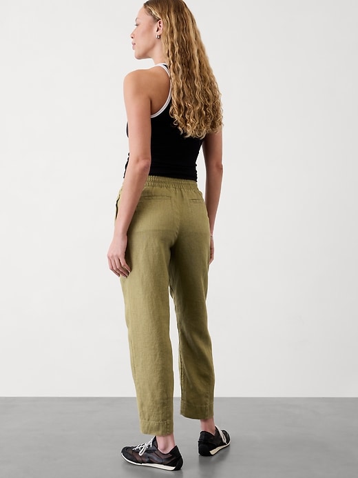 Image number 2 showing, Retreat Linen Ankle Pant