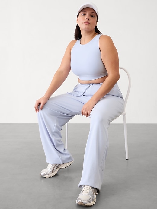 L'image numéro 5 présente Pantalon droit à taille moyenne Seasoft