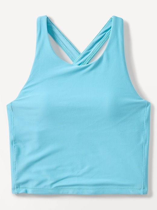 Image number 2 showing, Athleta Girl High Neck Crop Tankini