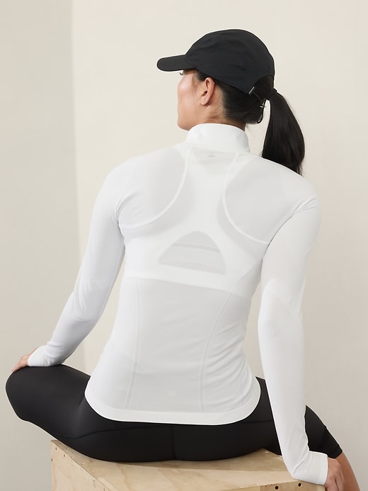 Image number 3 showing, Momentum Seamless Mock Neck Top