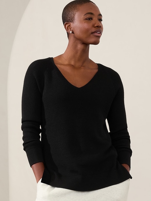 Image number 1 showing, Hanover Refined V-Neck Sweater