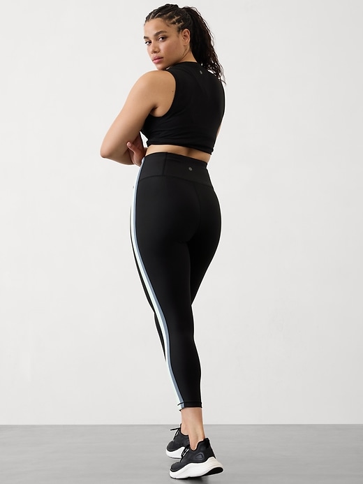 L'image numéro 2 présente Legging à taille haute et bande latérale Interval