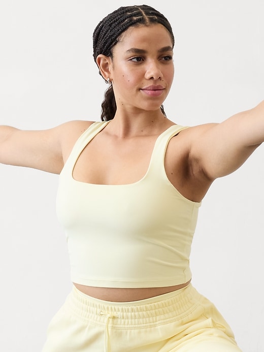 Image number 5 showing, Transcend Square Neck Crop Bra A-C