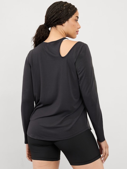 With Ease Asymmetrical Top - Black