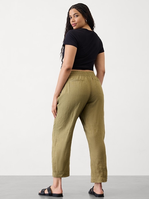 Image number 6 showing, Retreat Linen Ankle Pant