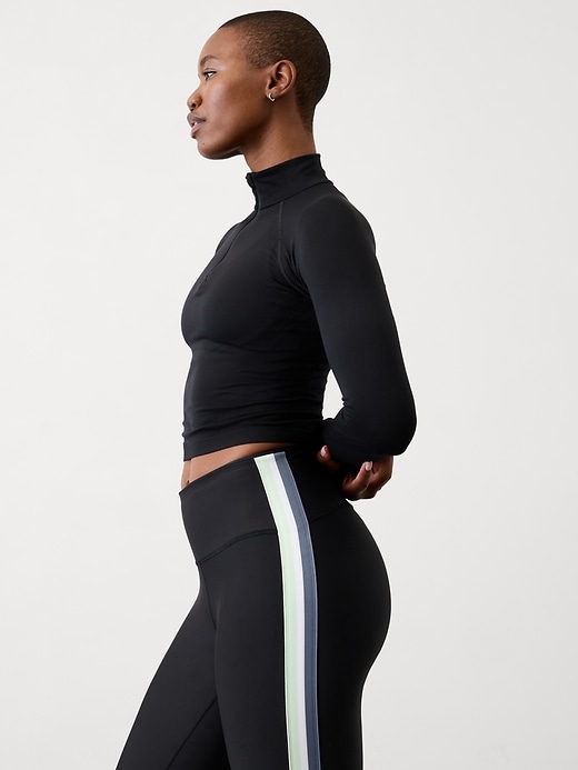 Image number 4 showing, Momentum Seamless Crop Half Zip