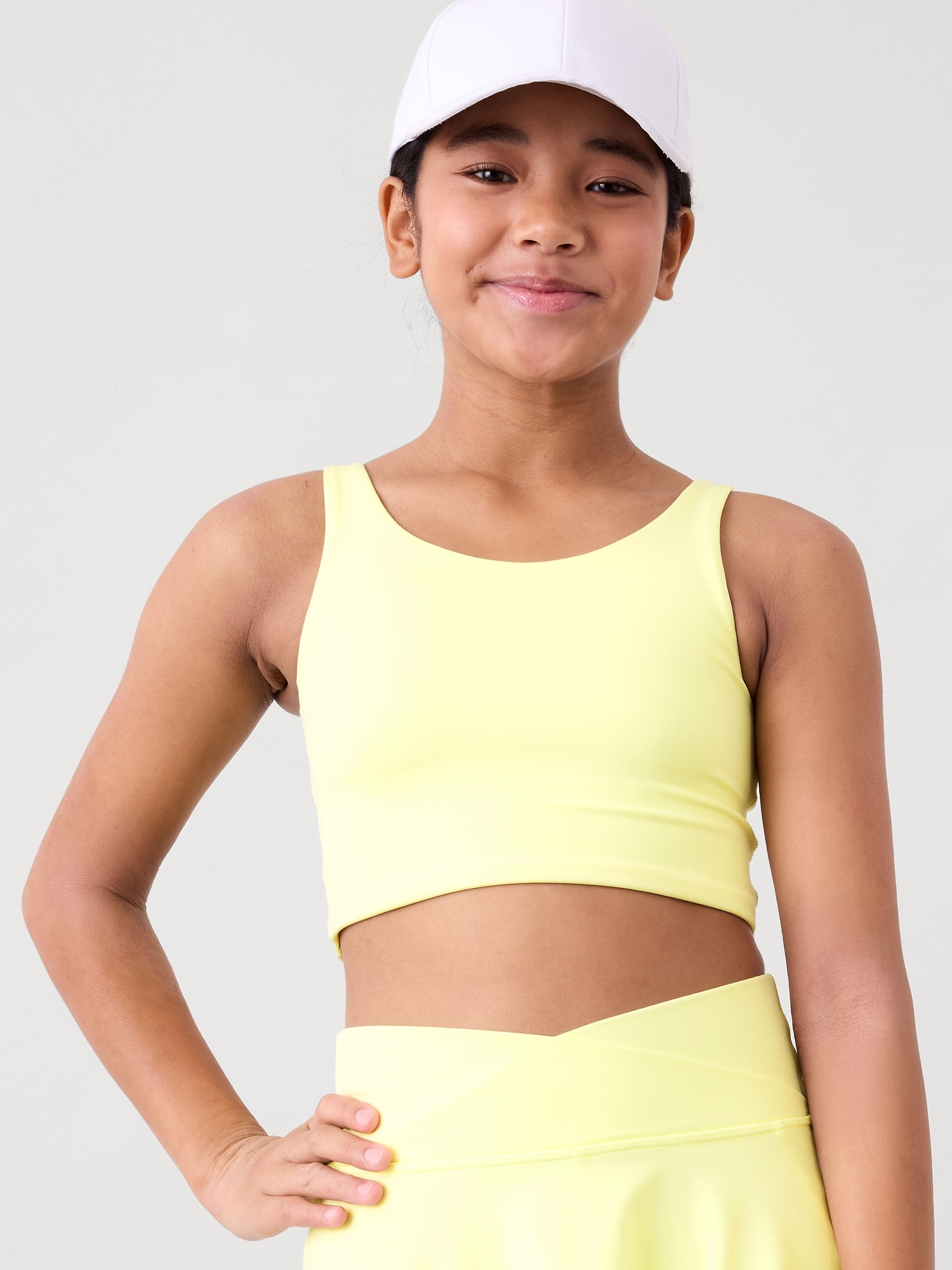 Athleta Girl Transcend Twist Back Bra