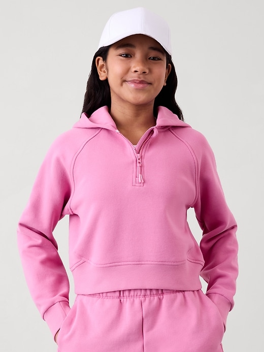 Image number 1 showing, Athleta Girl All Day Half Zip Hoodie