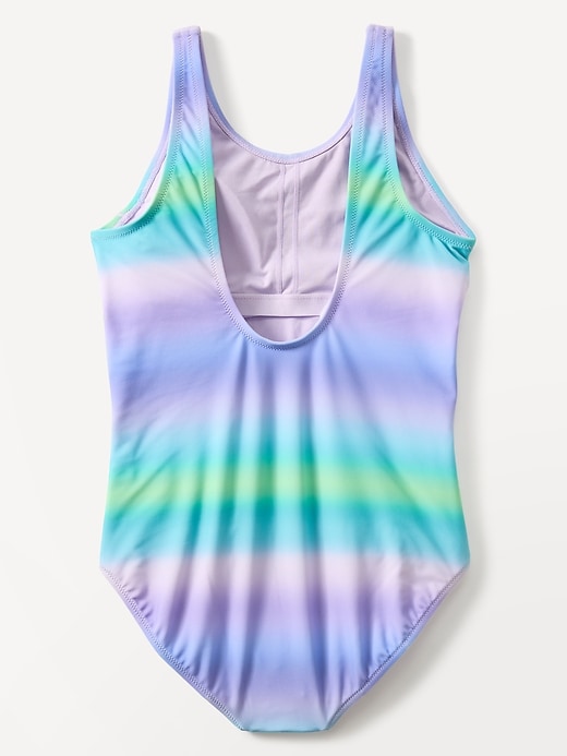 L'image numéro 4 présente Maillot une-pièce à encolure ronde Athleta Girl