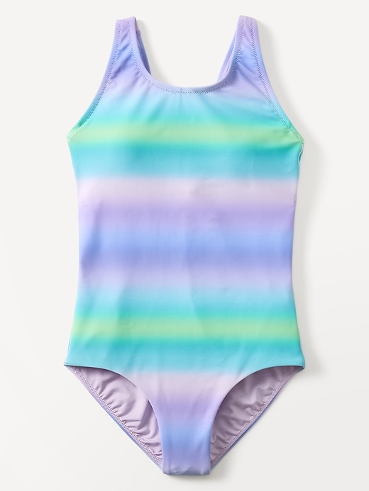 L'image numéro 2 présente Maillot une-pièce à encolure ronde Athleta Girl