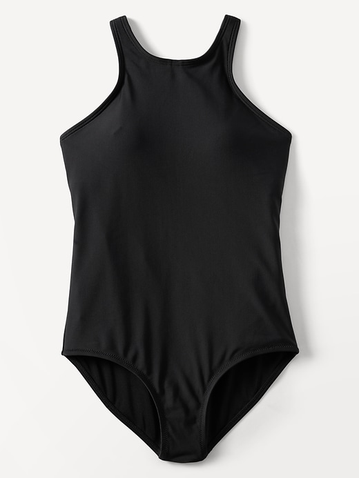 L'image numéro 2 présente Maillot une-pièce à encolure haute Athleta Girl