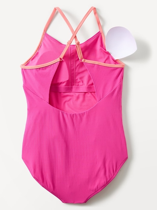 Image number 4 showing, Athleta Girl Adjustable One Piece Swimsuit