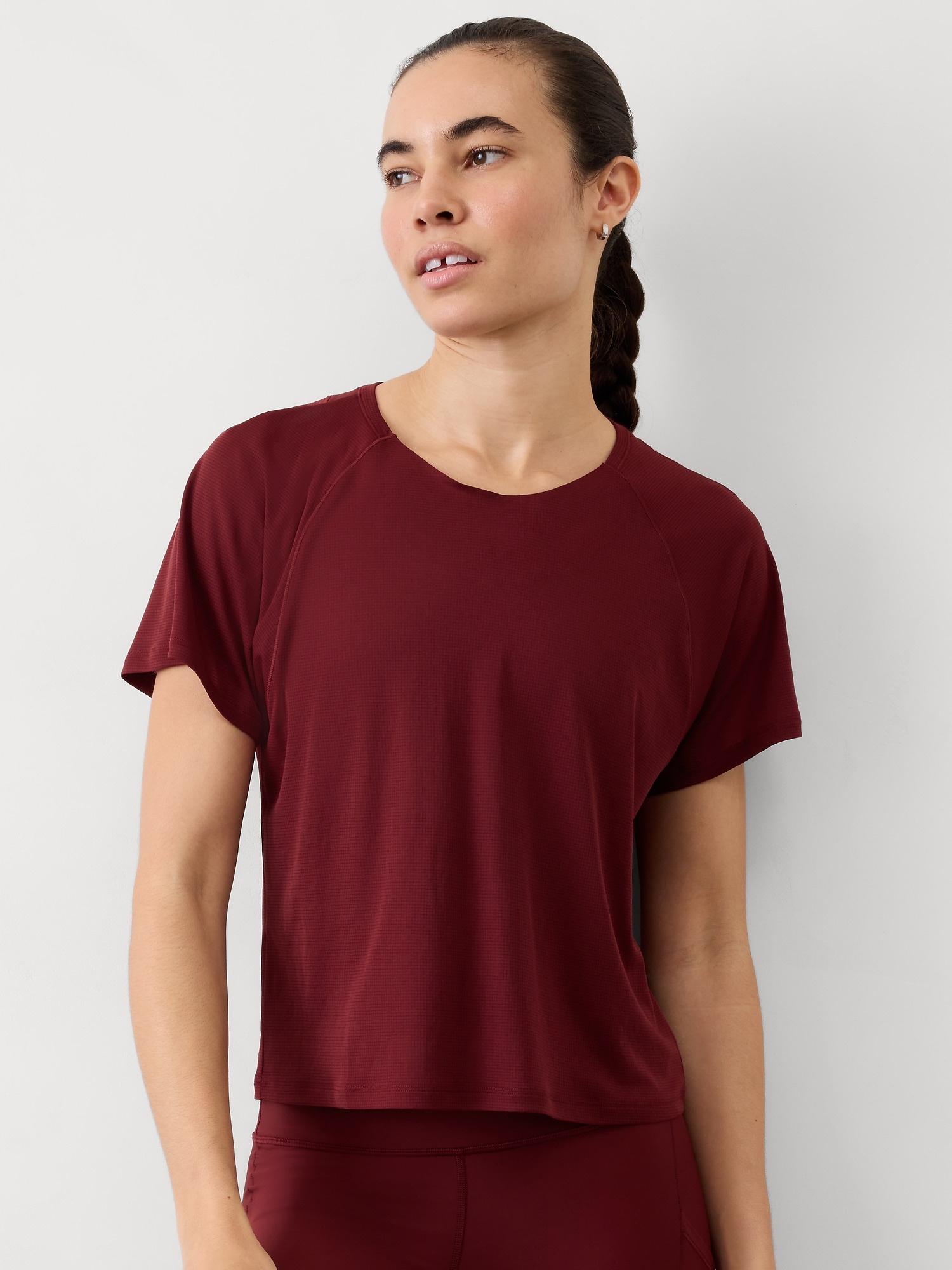 T-shirt en tissu perforé