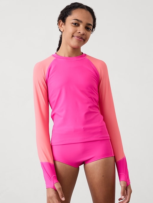 Image number 1 showing, Athleta Girl Long Sleeve Rashguard