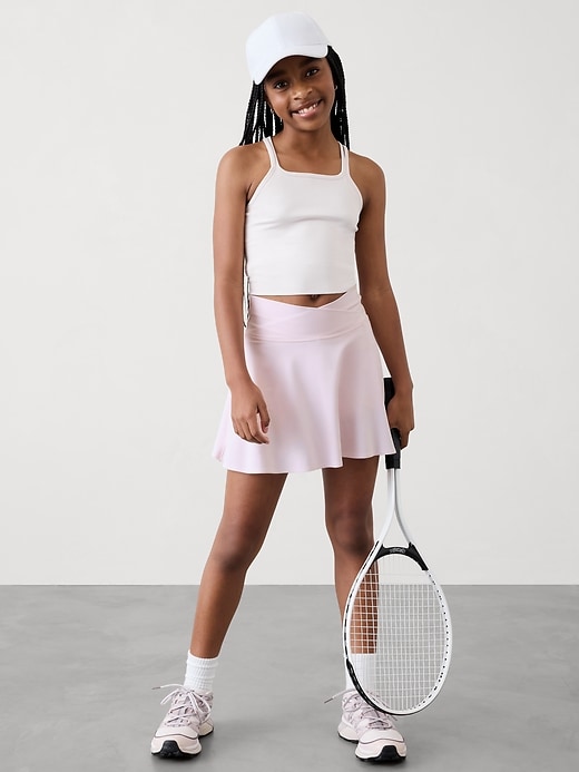 Image number 1 showing, Athleta Girl Transcend Crossover Skort