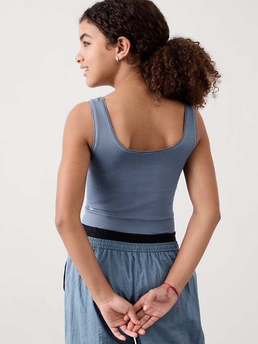 Image number 2 showing, Athleta Girl Rise Above Rib Crop Tank