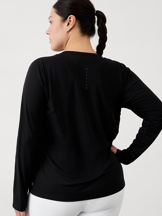 Image number 6 showing, Grid Knit Top