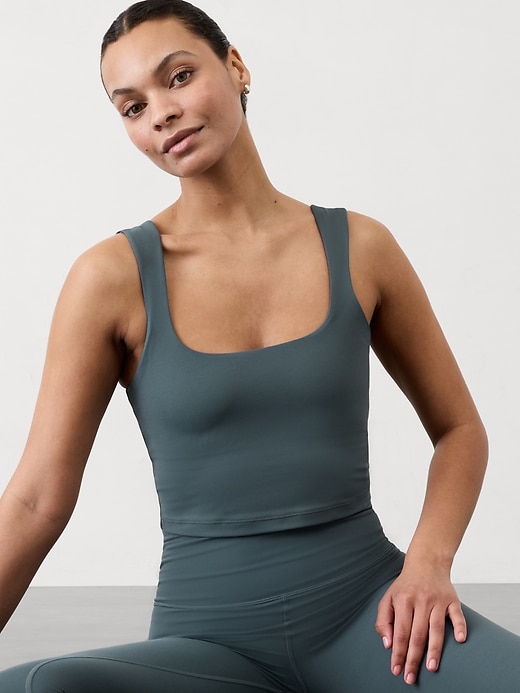 Image number 1 showing, Transcend Square Neck Crop Bra A-C