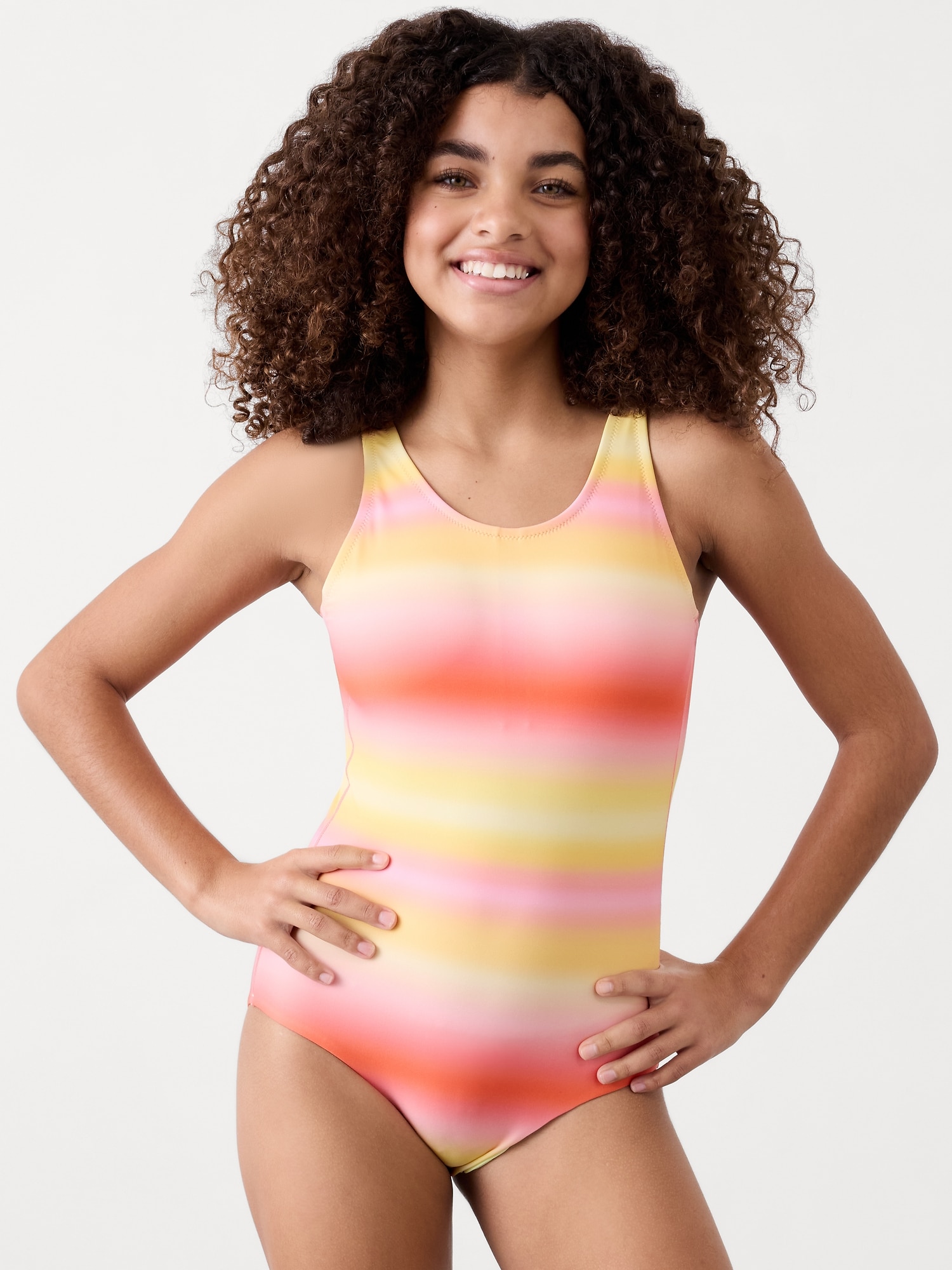 Maillot une-pièce à encolure ronde Athleta Girl