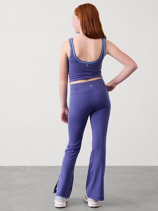 Image number 2 showing, Athleta Girl High Rise Chit Chat Split Flare Pant