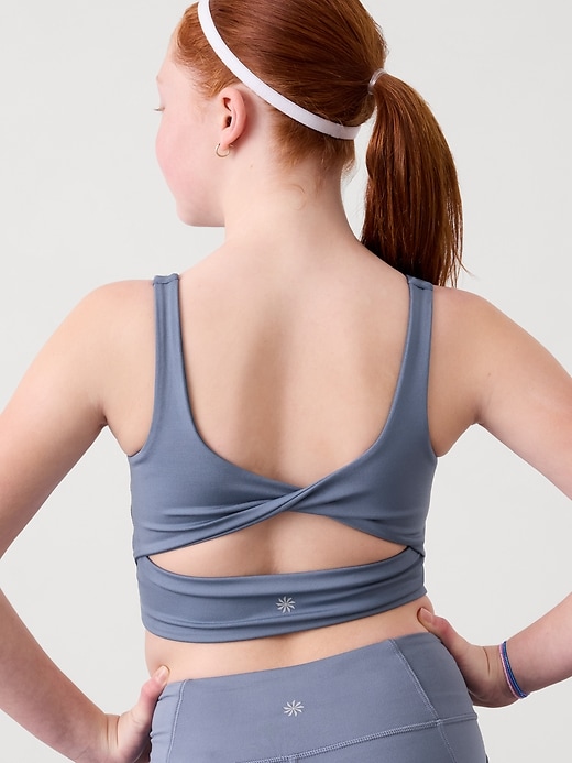 Voir une image plus grande du produit 2 de 2. Soutien-gorge à dos torsadé Transcend Athleta Girl