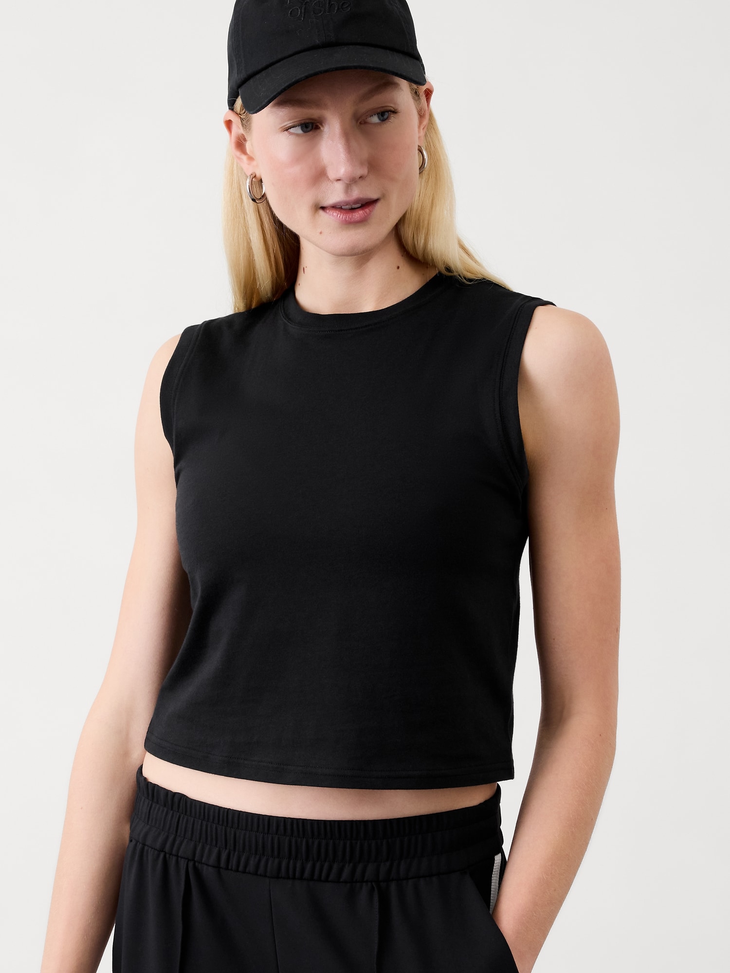 True Cotton Crop Tank