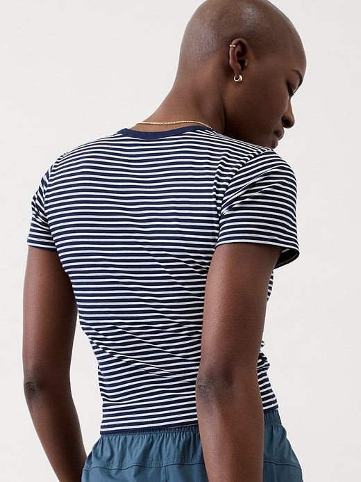 Image number 7 showing, Signature Rib Crop Tee