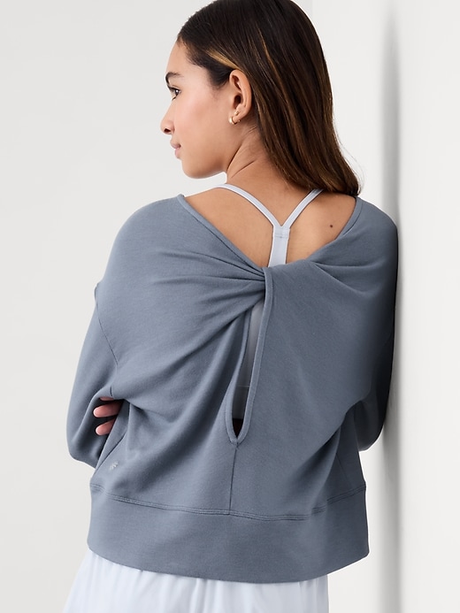 Image number 2 showing, Athleta Girl Coaster Luxe Twist Sweatshirt