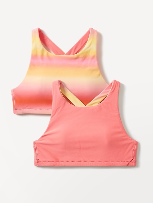 Image number 2 showing, Athleta Girl Reversible High Neck Bikini Top