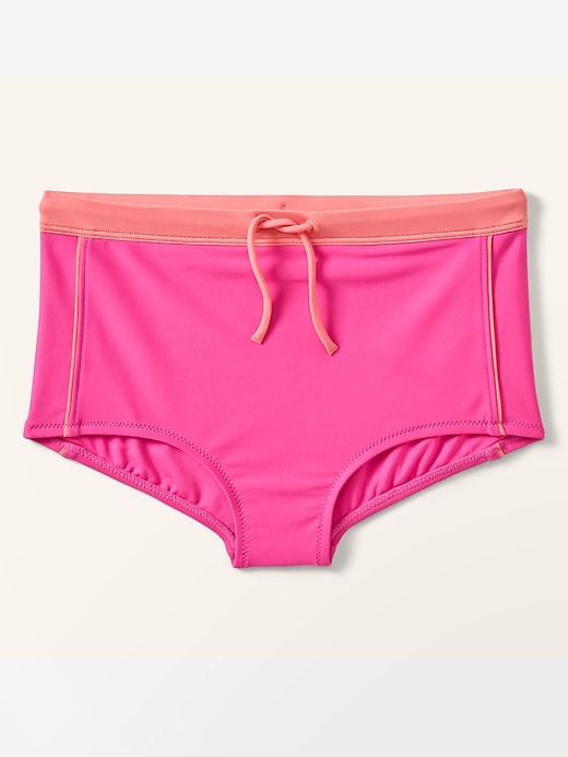 Voir une image plus grande du produit 2 de 2. Mini-short de baignade à taille haute Athleta Girl