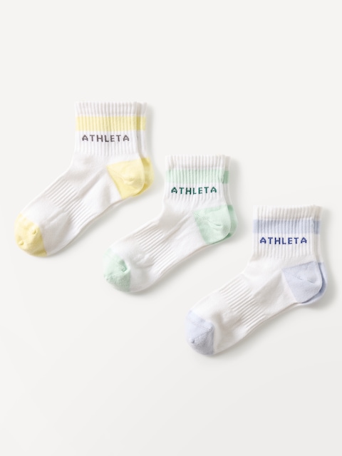 Athleta Girl Everyday Quarter Crew Sock