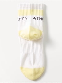 Image number 2 showing, Athleta Girl Everyday Quarter Crew Sock 3-Pack
