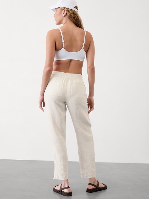 Image number 6 showing, Retreat Linen Ankle Pant