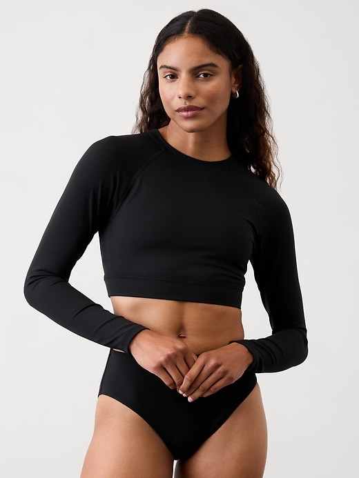 Image number 1 showing, Crop Rashguard