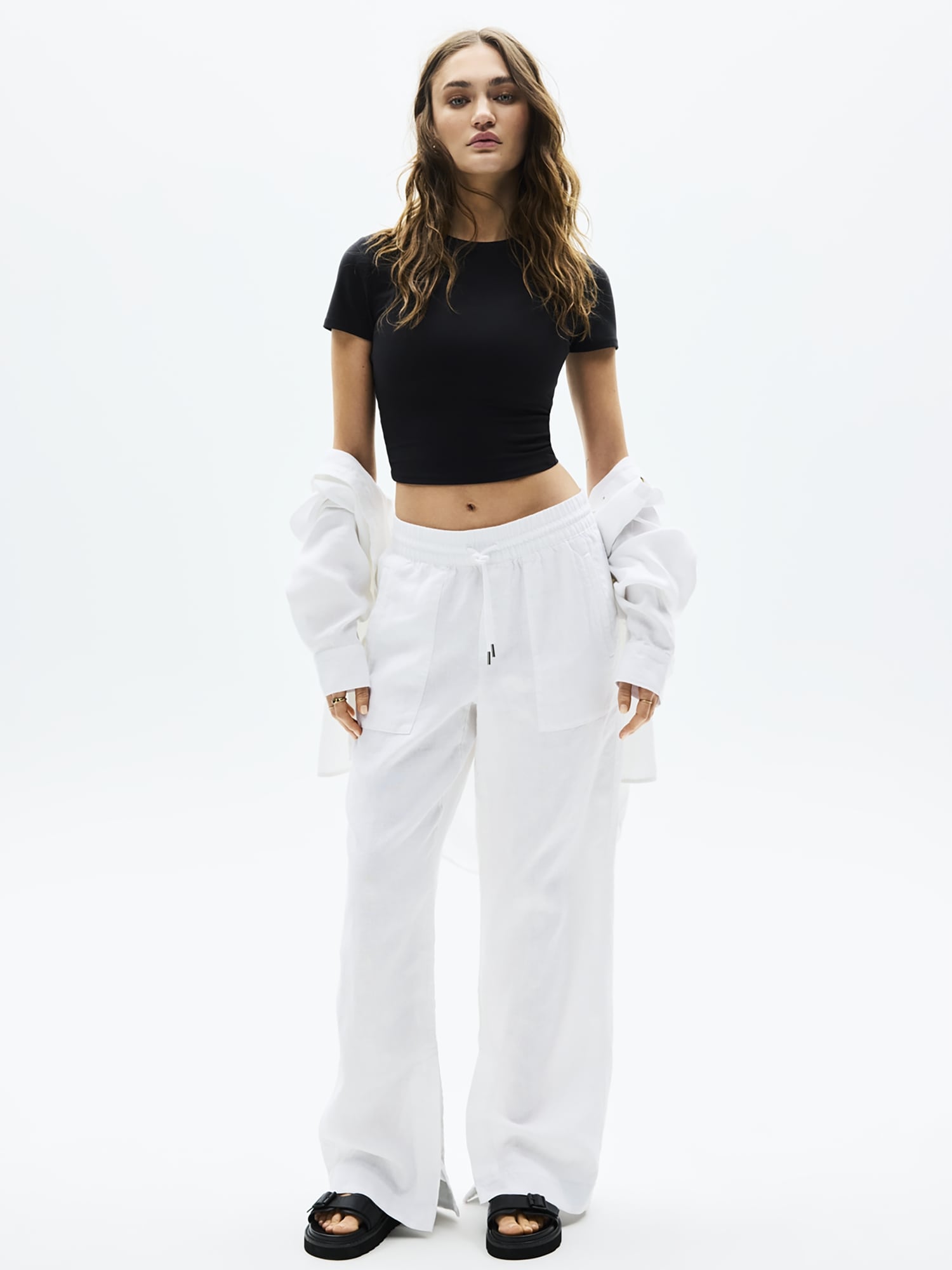 Retreat Linen Wide Leg Pant