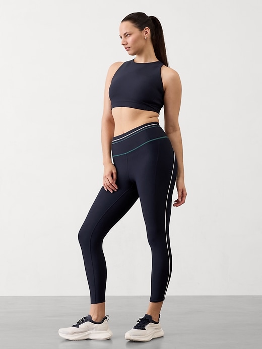 Image number 1 showing, Pacesetter 7/8 Stripe Legging